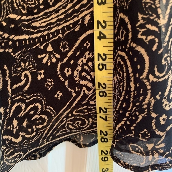 JONES NEW YORK Collection paisley print column midi skirt neutral minimalist - Picture 5 of 8